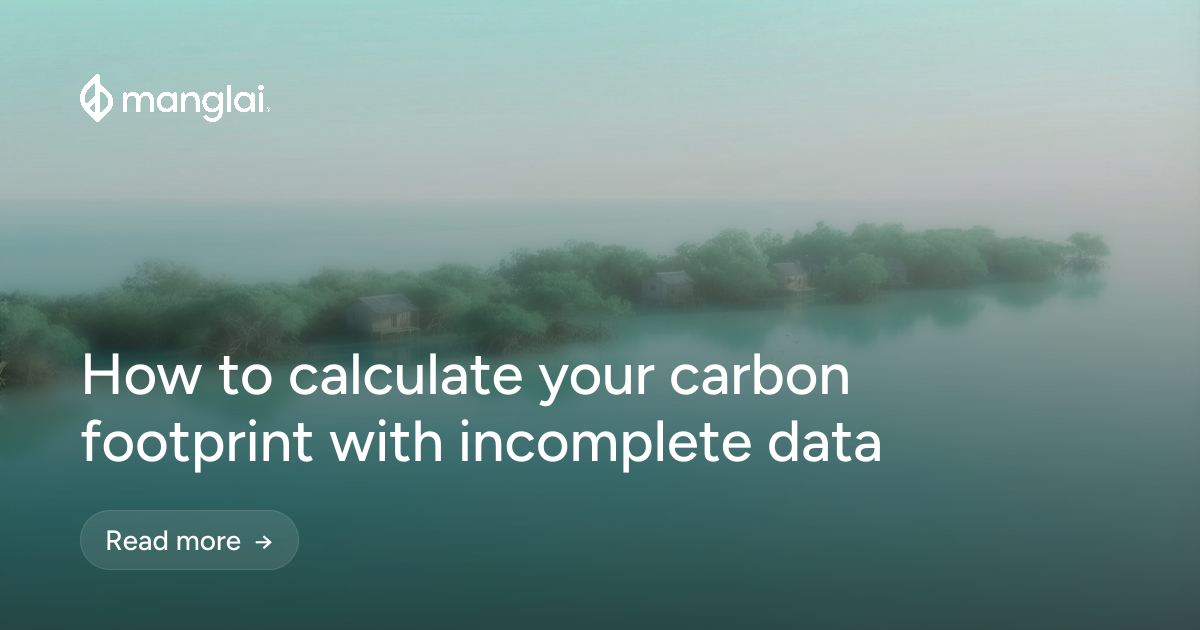 How to calculate your carbon footprint with incomplete data