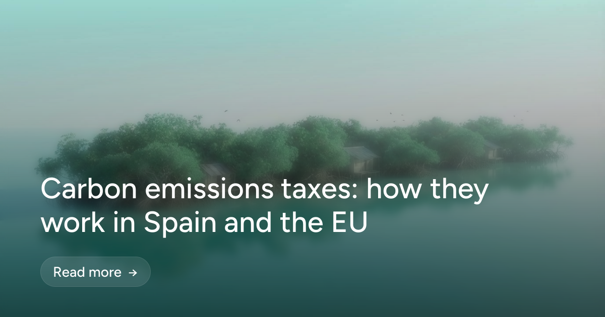 Carbon emissions taxes: how they work in Spain and the EU