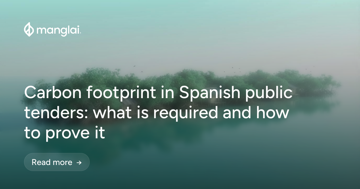 Carbon footprint in Spanish public tenders: what is required and how to prove it