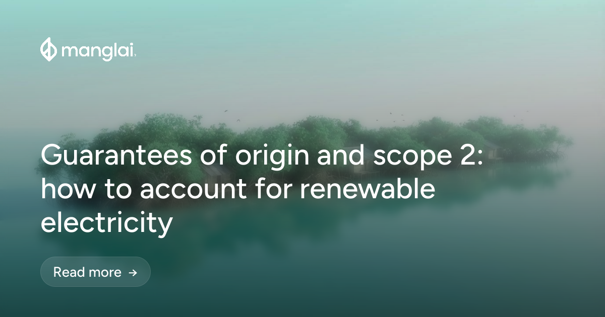 Guarantees of origin and scope 2: how to account for renewable electricity