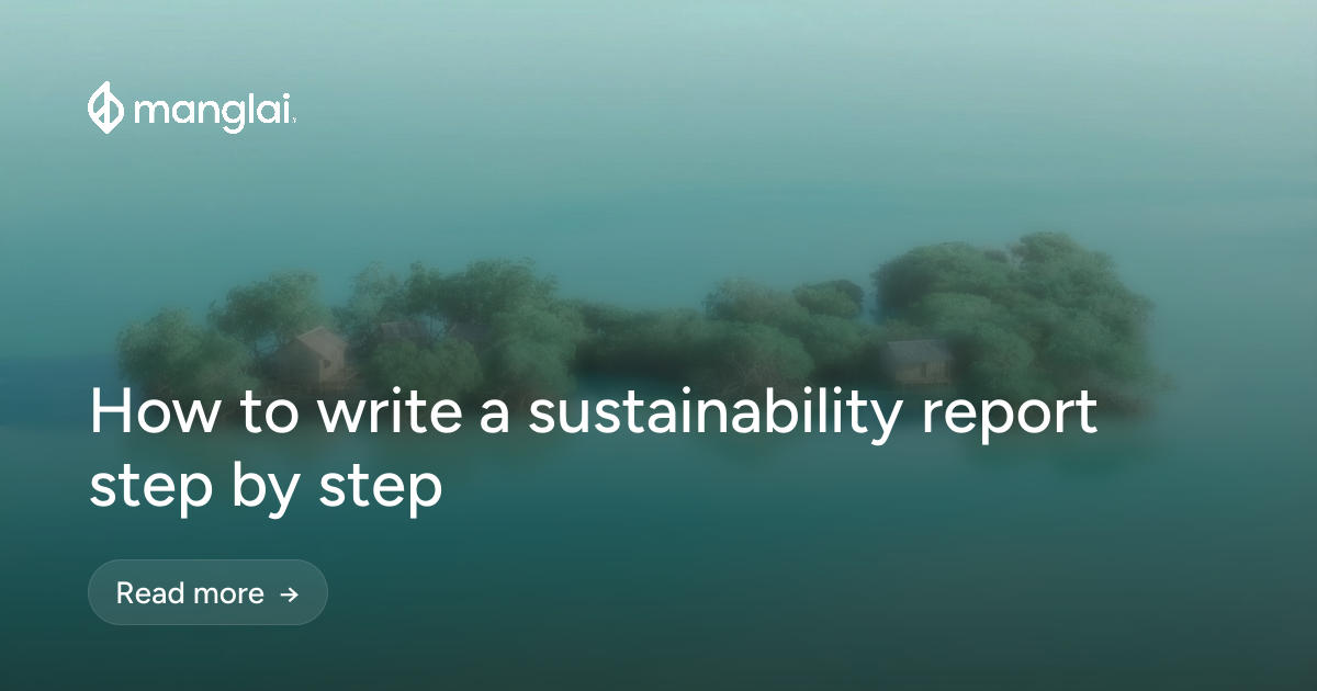 How to write a sustainability report step by step