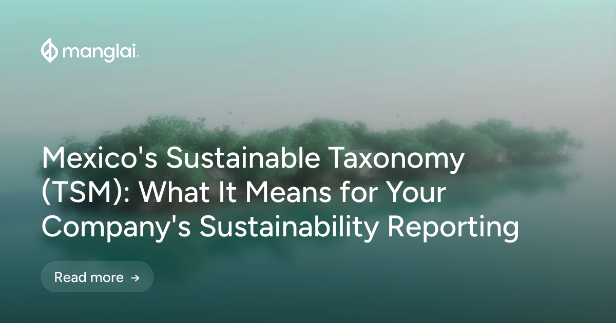 Mexico's Sustainable Taxonomy (TSM): What It Means for Your Company's Sustainability Reporting