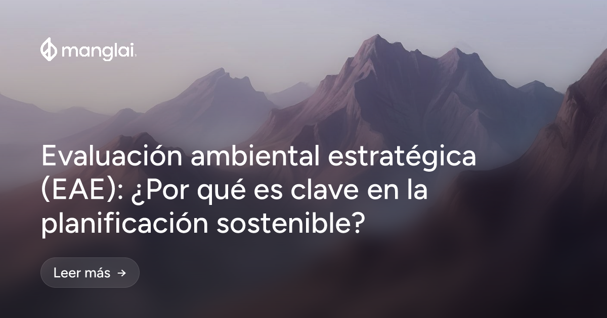 Evaluación ambiental estratégica (EAE): ¿Por qué es clave en la planificación sostenible?