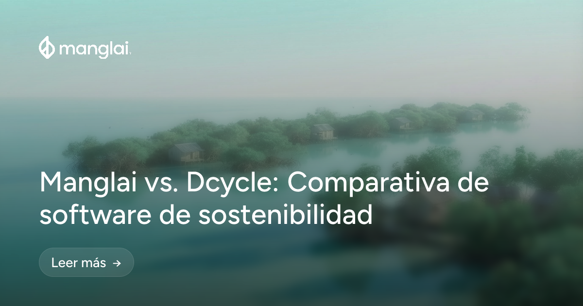 Manglai vs. Dcycle: Comparativa de software de sostenibilidad