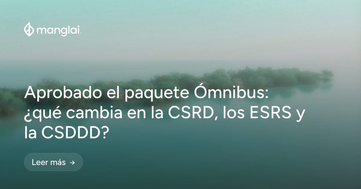 Aprobado el paquete Ómnibus: ¿qué cambia en la CSRD, los ESRS y la CSDDD?